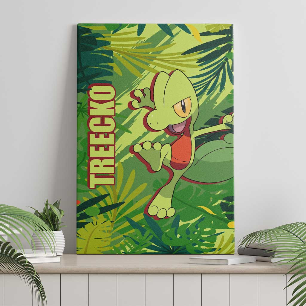 Treecko Pokemon Canvas Wall Art Anime Style Ts04