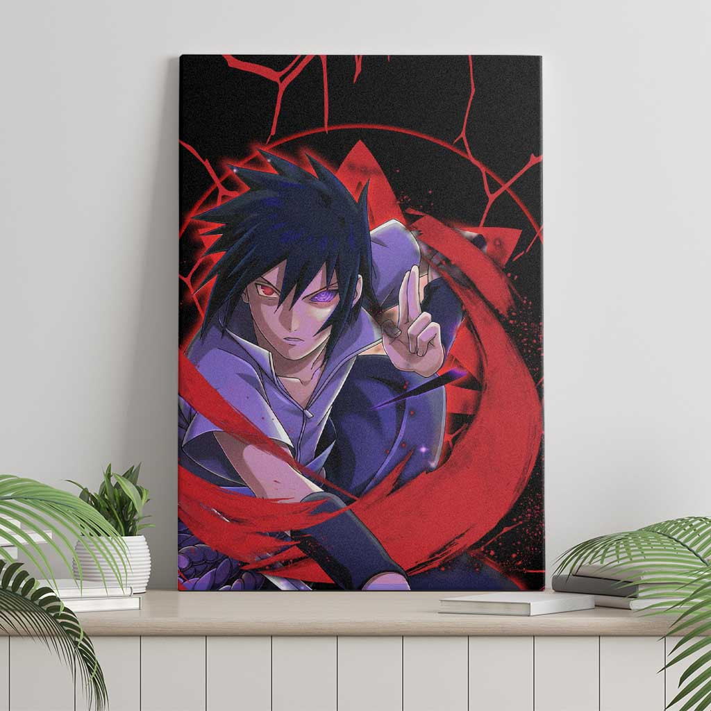Trippy Sasuke Uchiha Naruto Canvas Wall Art Anime Style Ts04