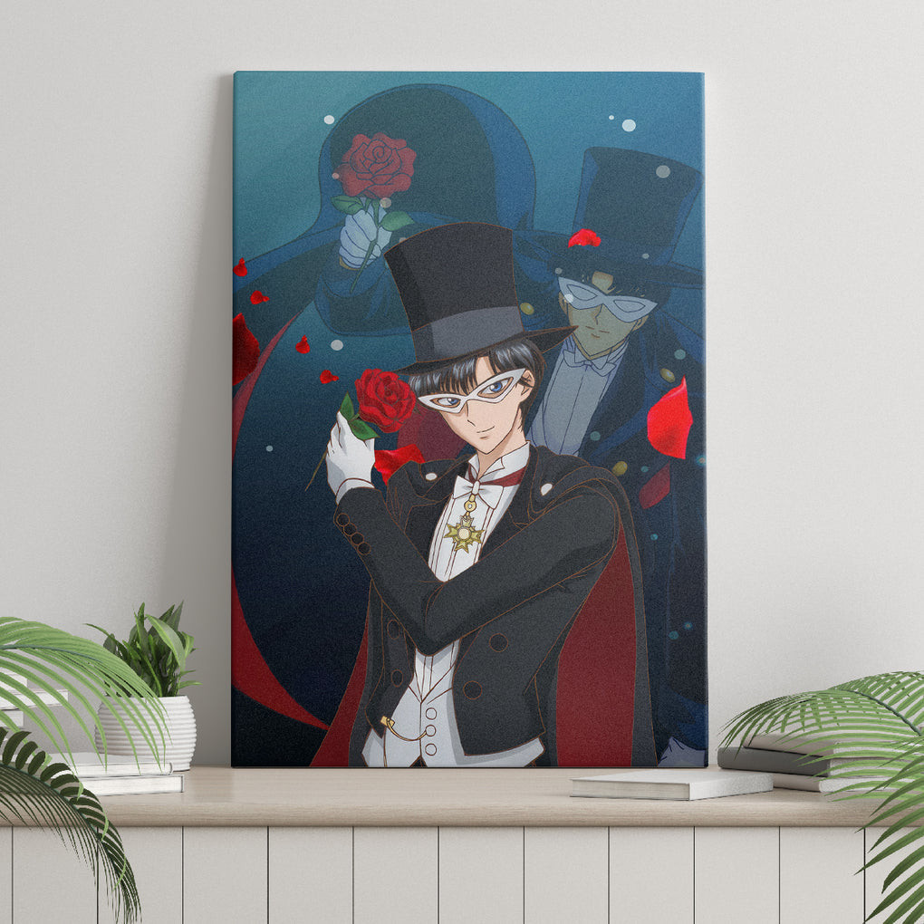 Tuxedo Anime Canvas Wall Art