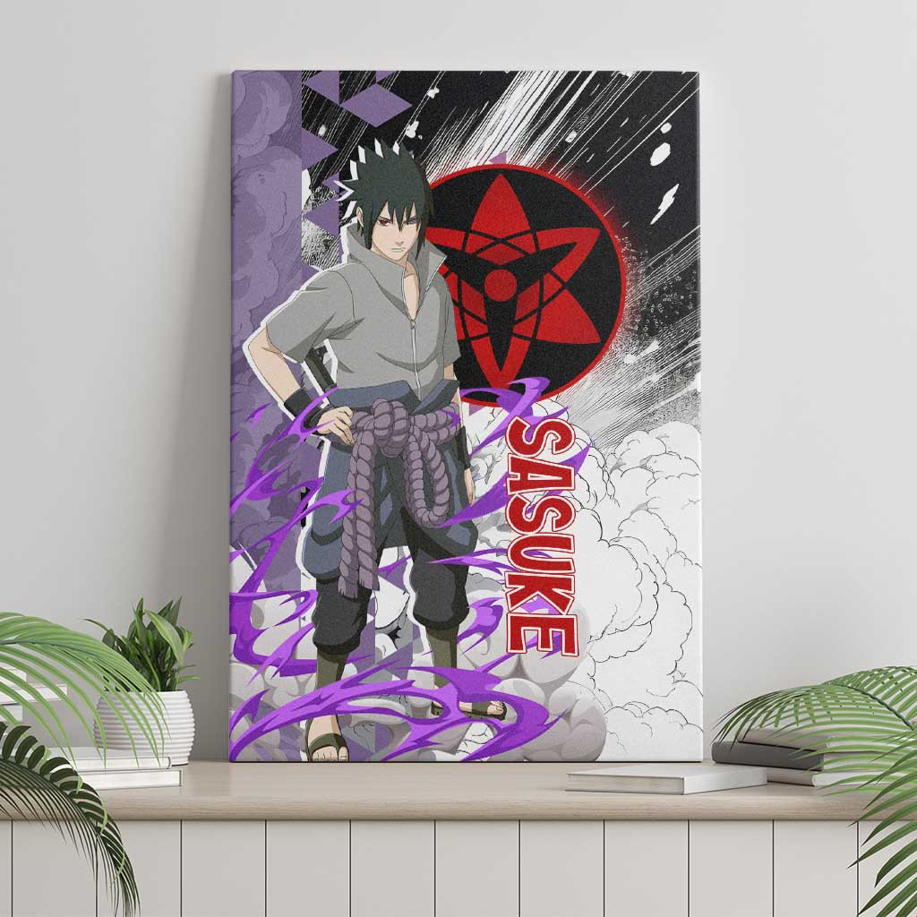 Uchiha Sasuke Naruto Canvas Wall Art Anime Style Ts04