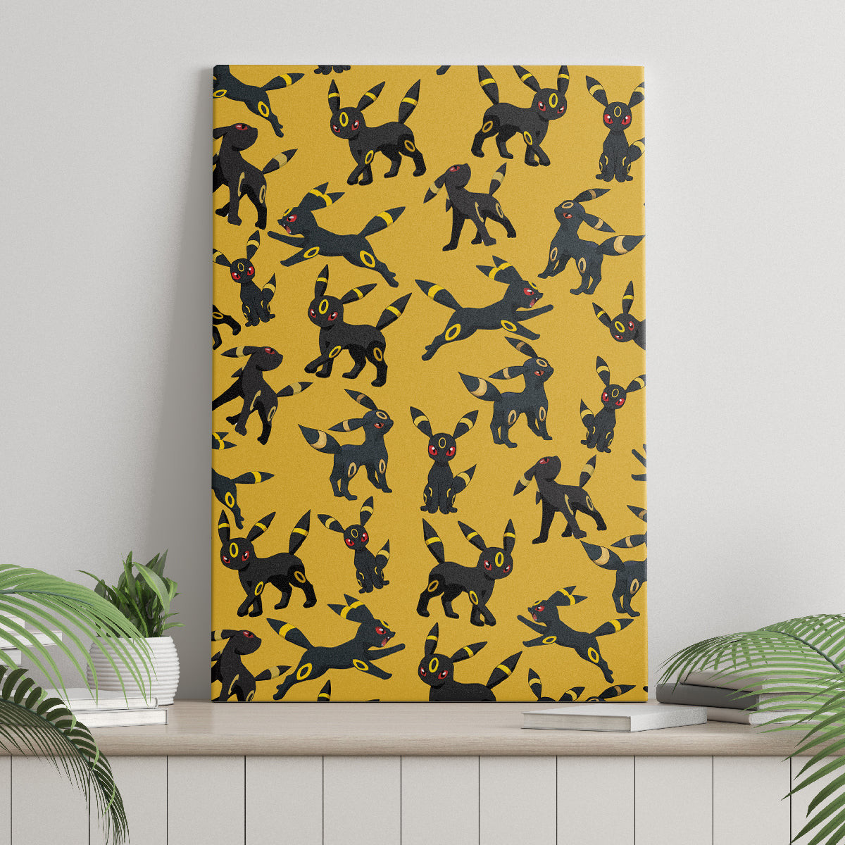 Umbreon Pattern Style Canvas Wall Art