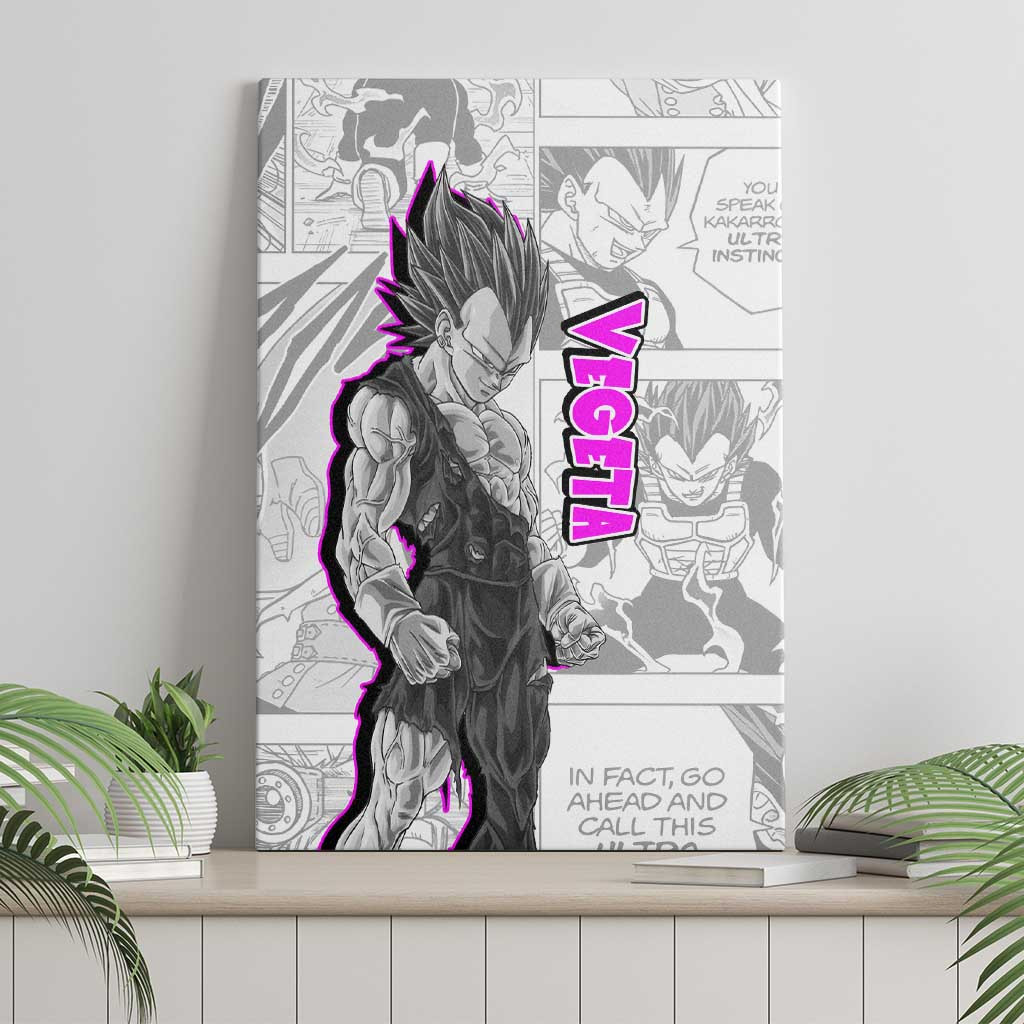 Vegeta Dragonball Canvas Wall Art Anime Mix Manga Style Ts04