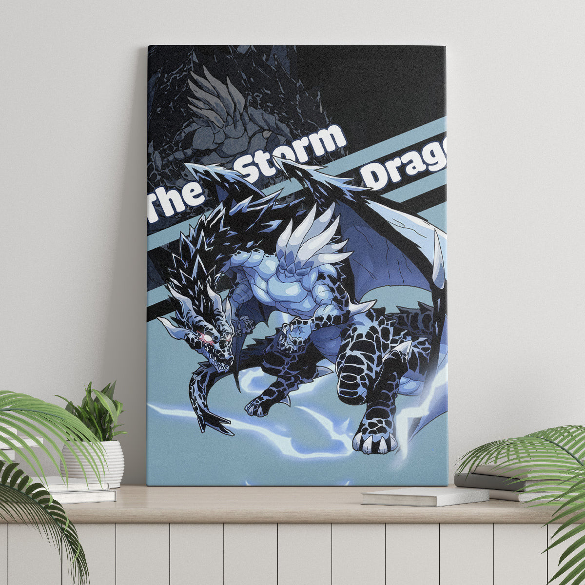Veldora Storm Dragon Canvas Wall Art