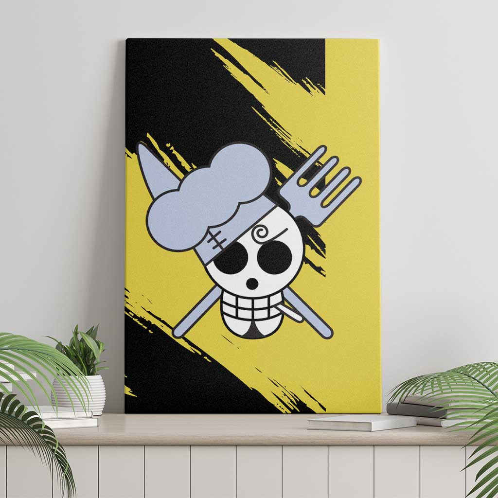 Vinsmoke Sanji One Piece Canvas Wall Art Anime Uniform Style