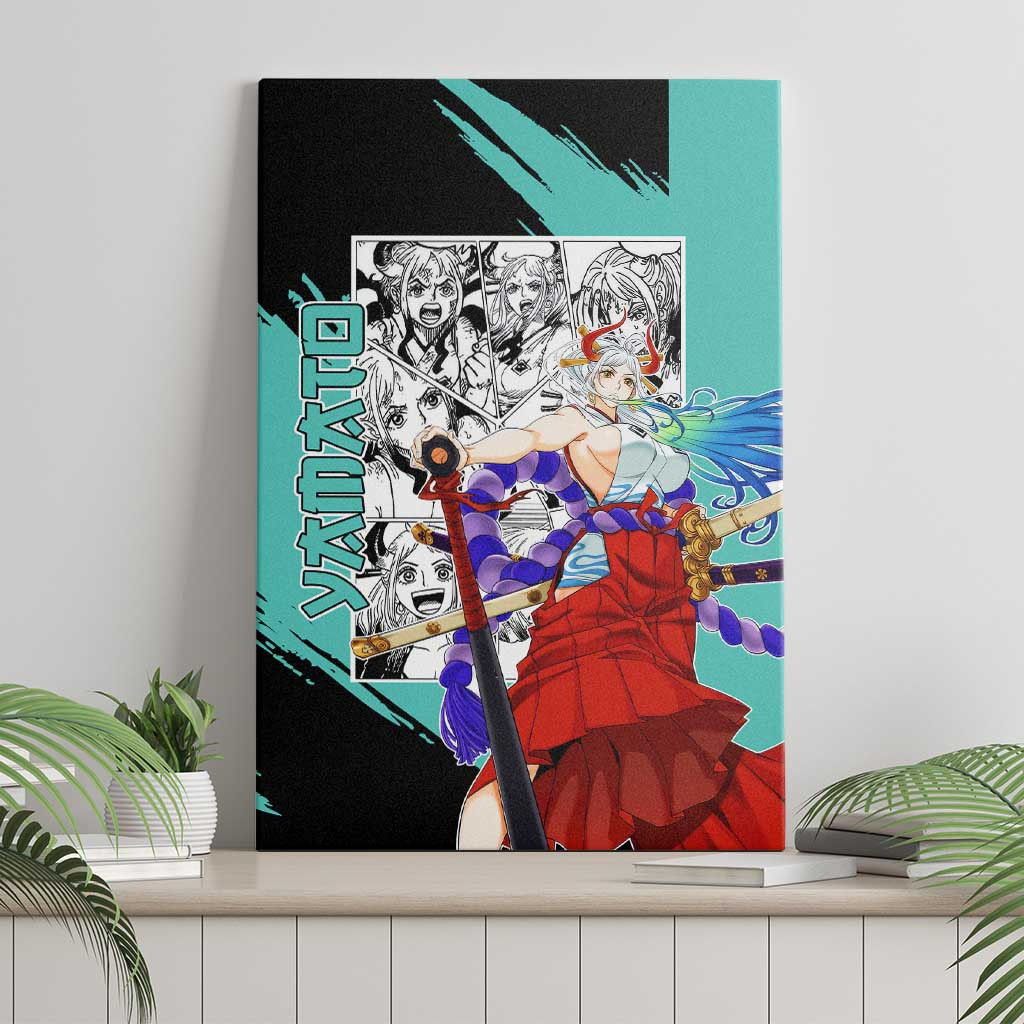 Yamato One Piece Canvas Wall Art Anime Mix Manga Style