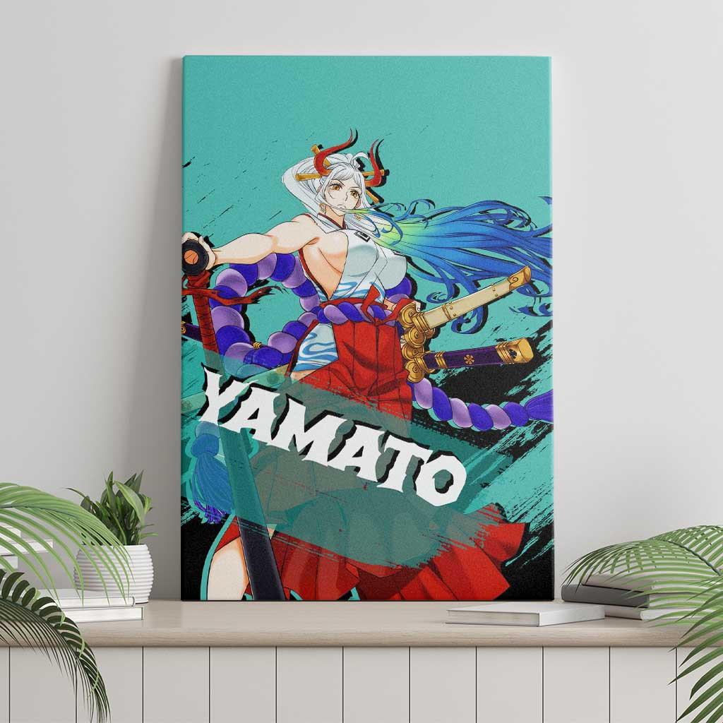 Yamato One Piece Canvas Wall Art Anime Style Ts04