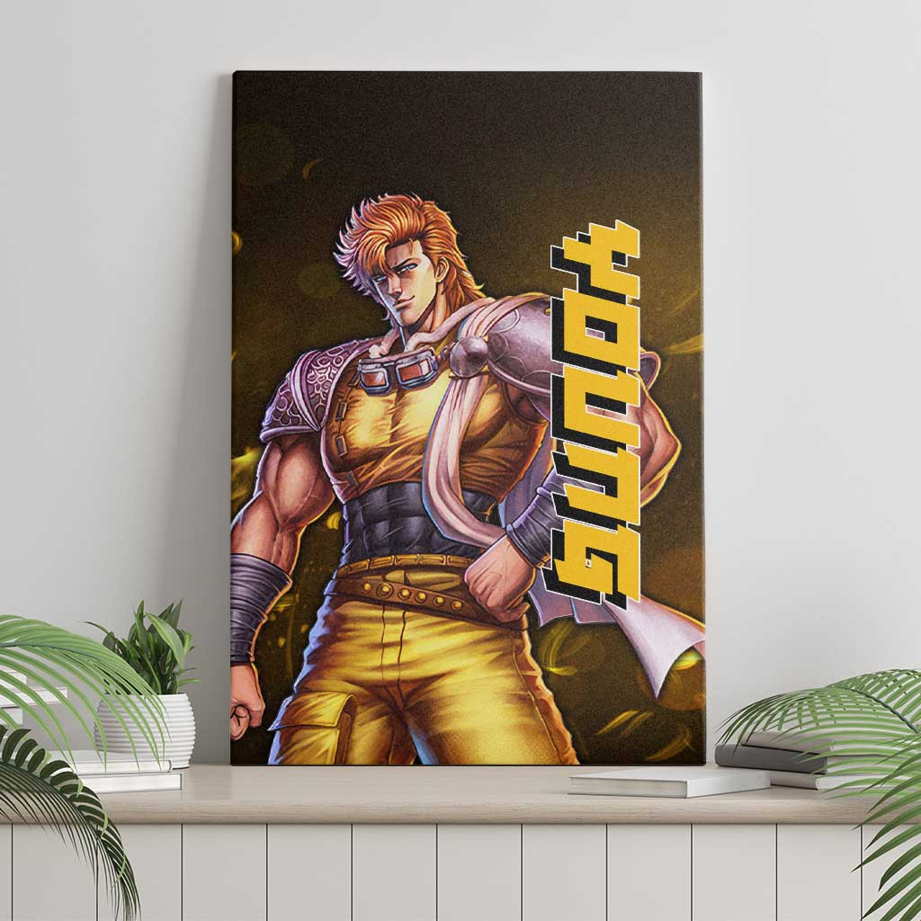 Young Fist Of The North Star Canvas Wall Art Anime Style
