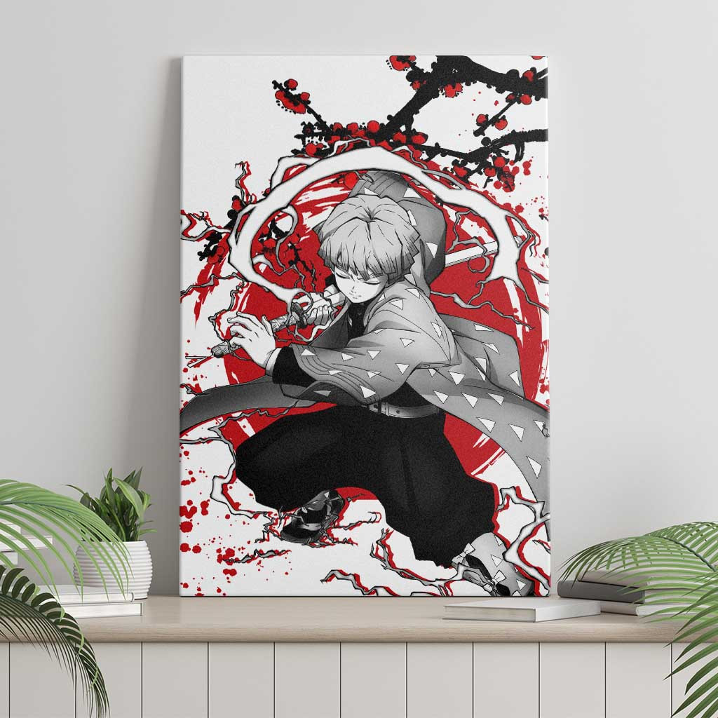 Zenitsu Agatsuma Demon Slayer Canvas Wall Art Anime Japan Style Ts04
