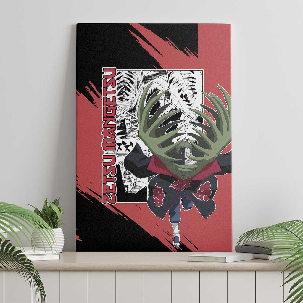 Zetsu Mangetsu Naruto Canvas Wall Art Anime Mix Manga Style