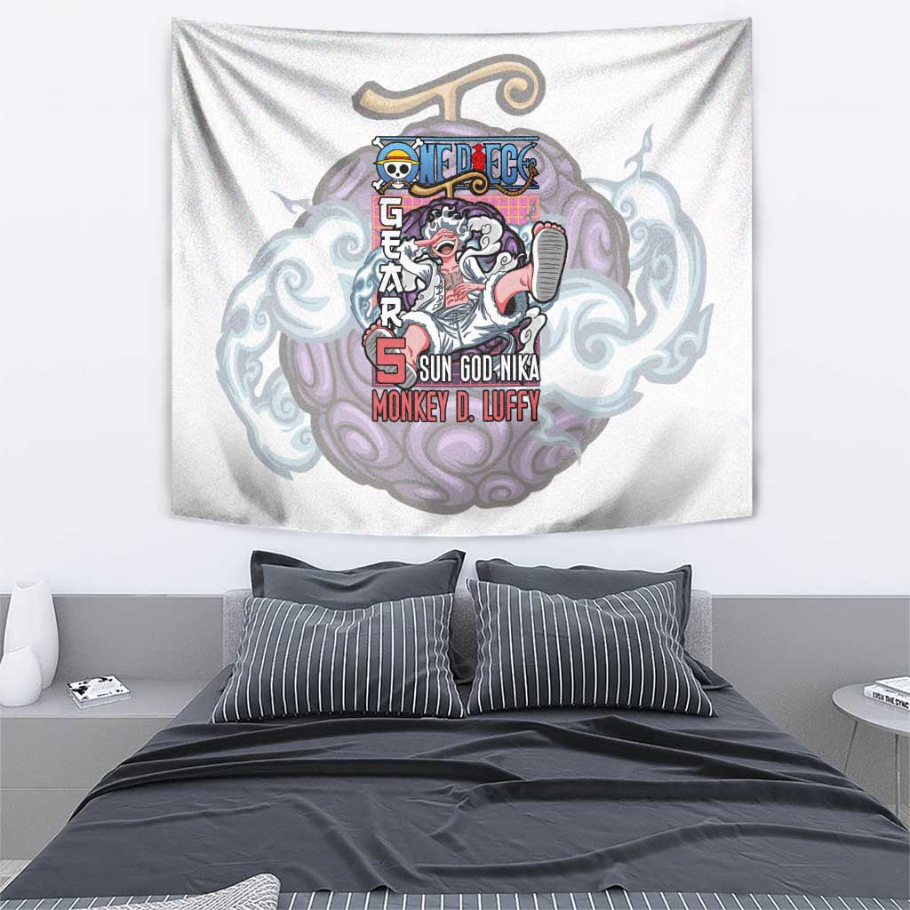5th Gear Luffy One Piece Tapestry Anime Style