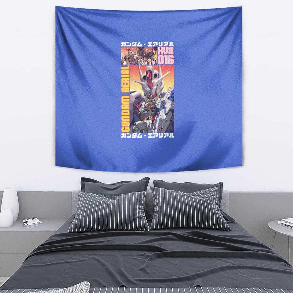 Aerial Gundam Witch From Mercury Tapestry Anime Style