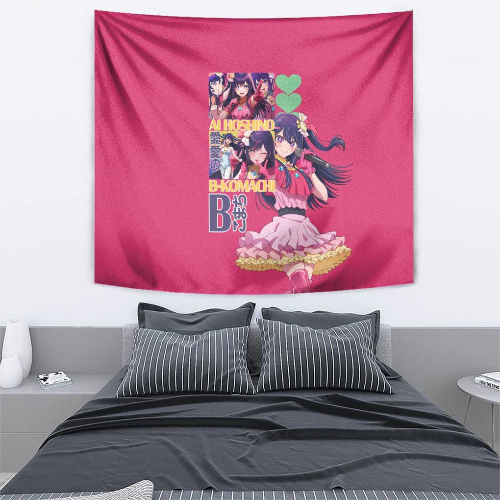 Ai Hoshino Oshi No Ko Tapestry Anime Style