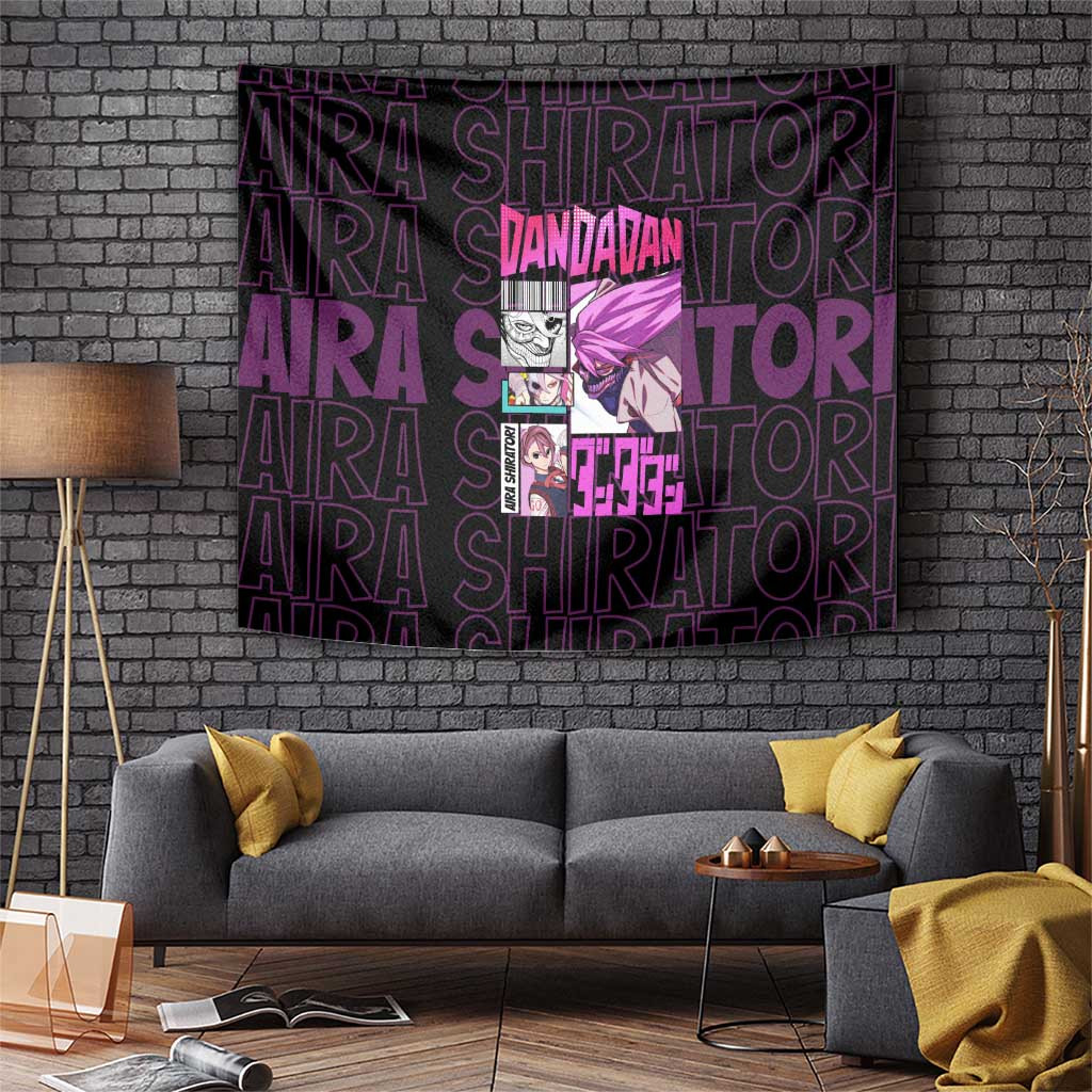 Aira Shiratori Dandadan Reserved Student Tapestry With Mysterious Energy Anime Style