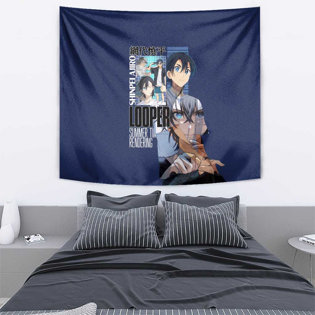 Ajiro Shinpei Summer Time Rendering Tapestry Japan Anime Style