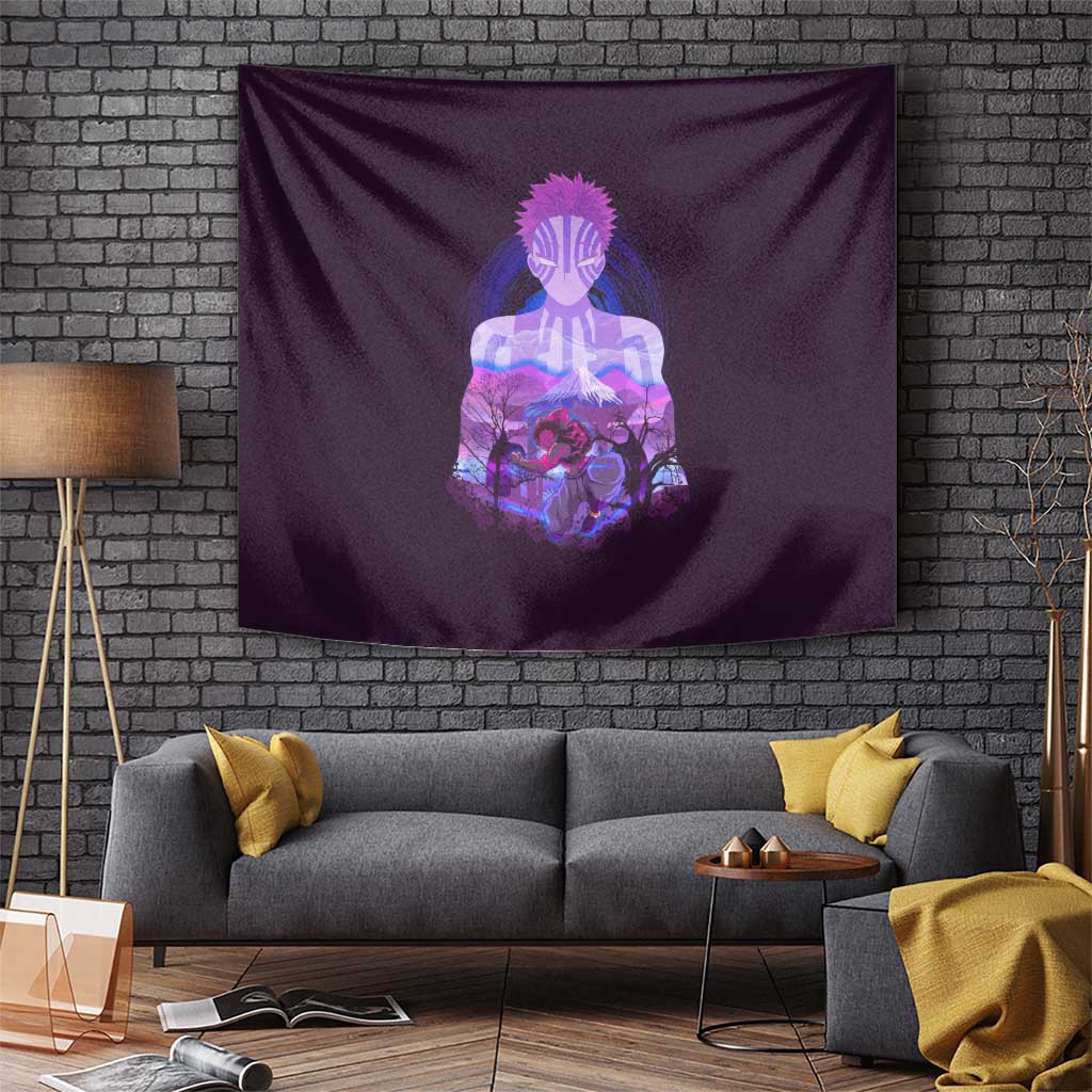 Akaza - Demon Slayer Tapestry Anime Style