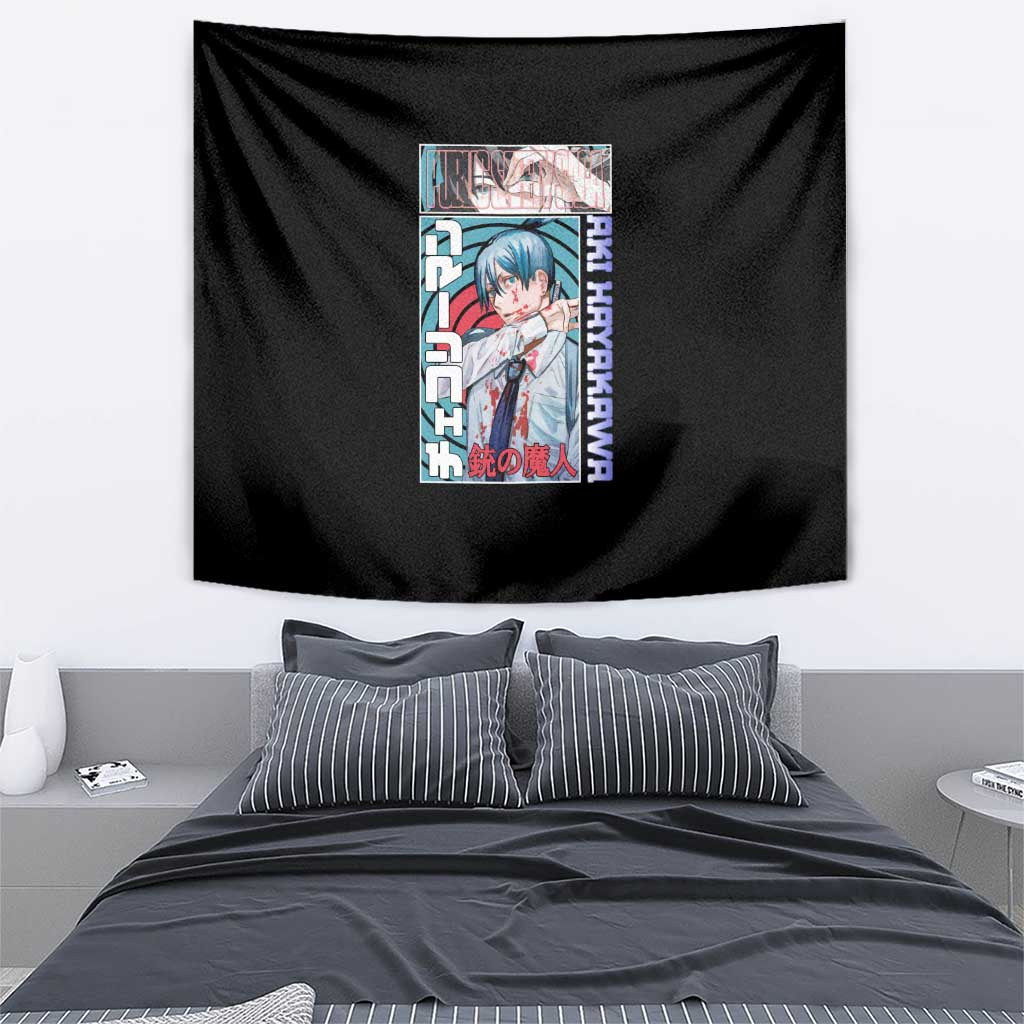 Aki Hayakawa Chainsaw Man Tapestry Japan Anime Style