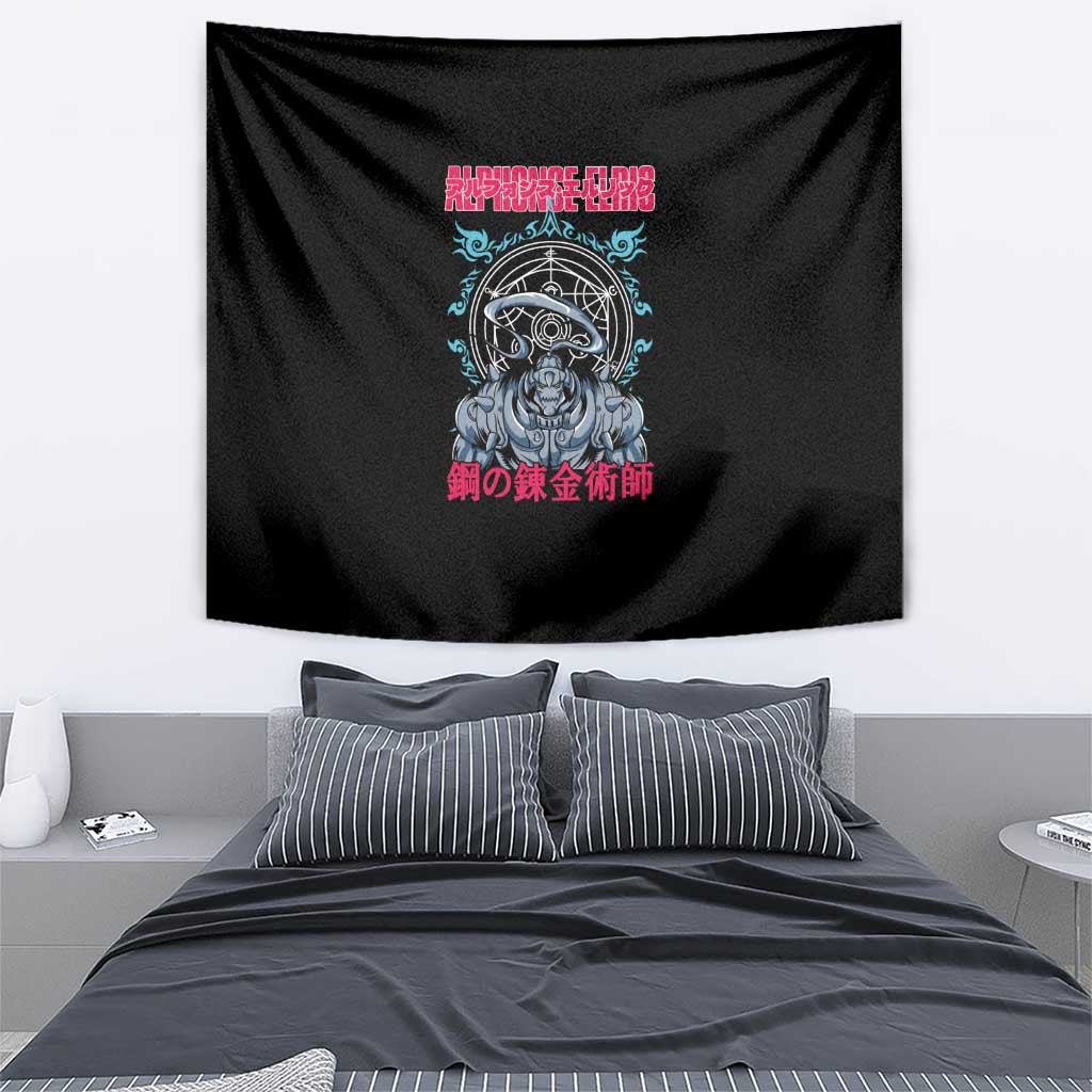 Alphonse Elric Fullmetal Alchemist Tapestry Anime Style