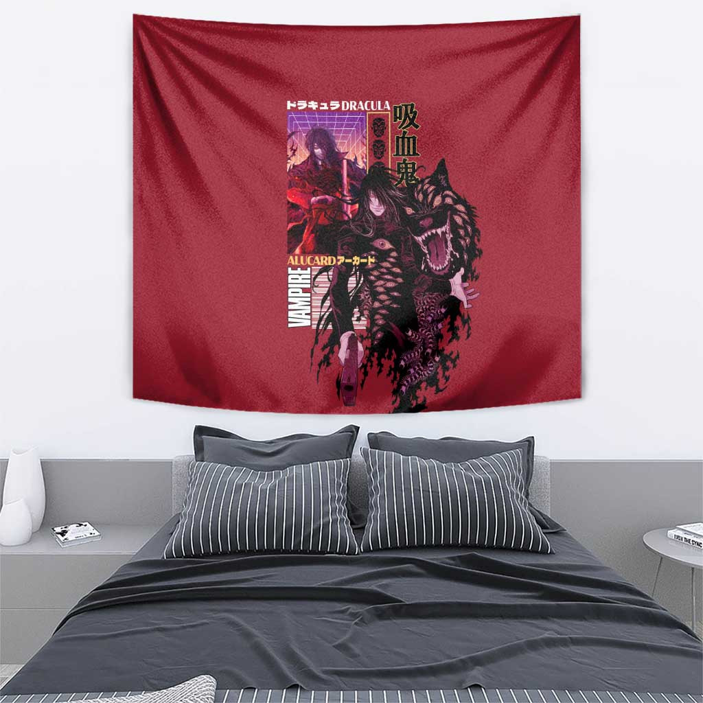 Alucard Hellsing Tapestry Anime Style