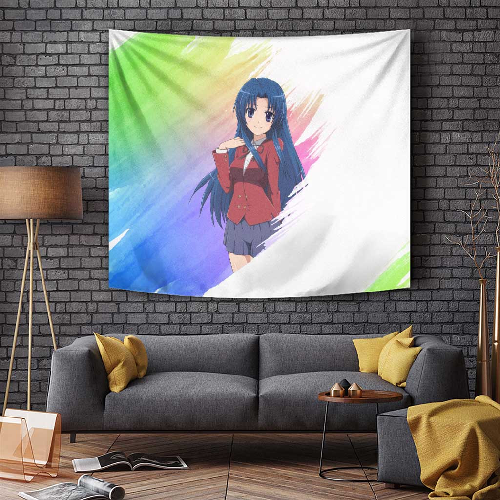 Ami Kawashima Toradora Tsundere Beauty Tapestry With Elegant Expression Anime Style