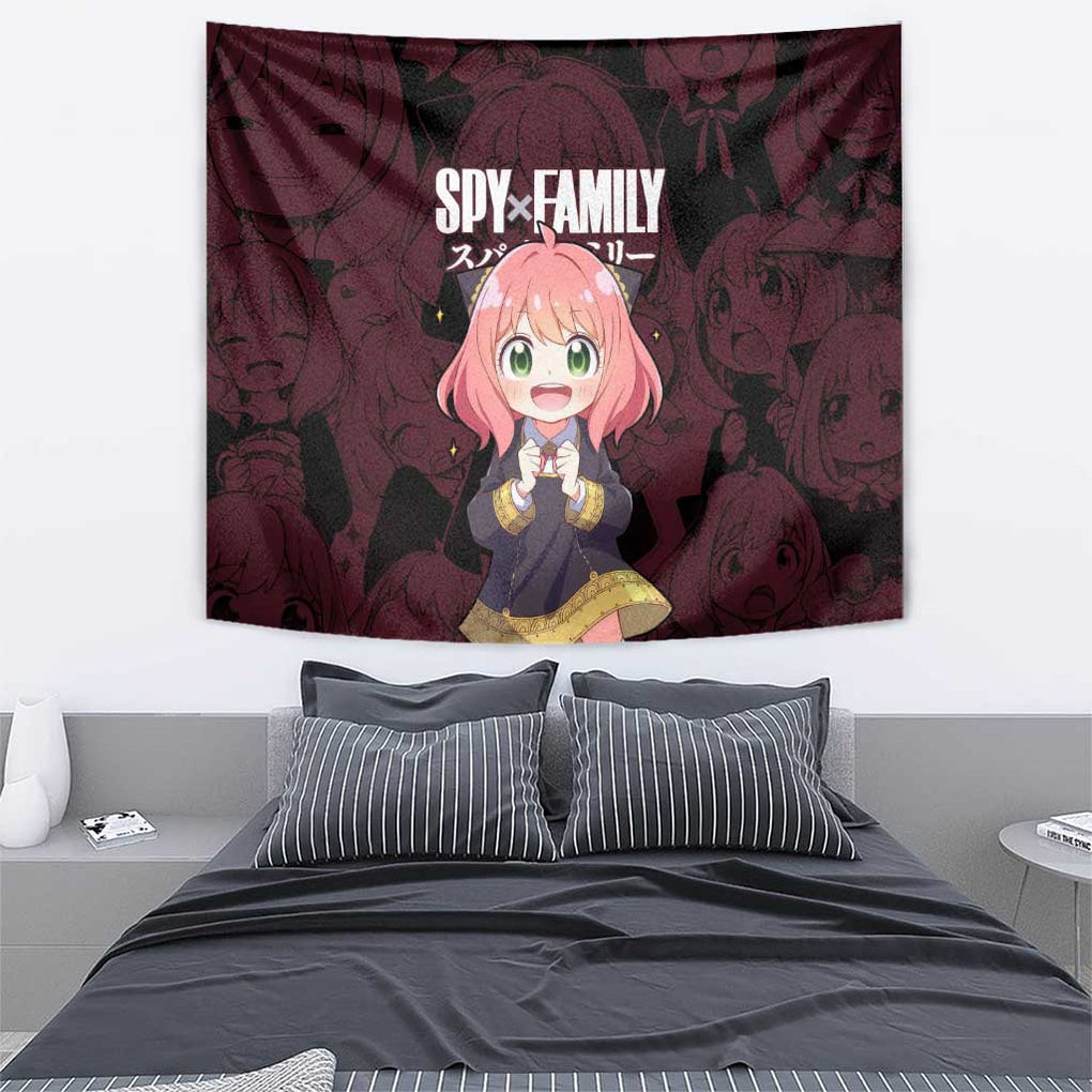 Anya Spy X Family Tapestry Anime Style