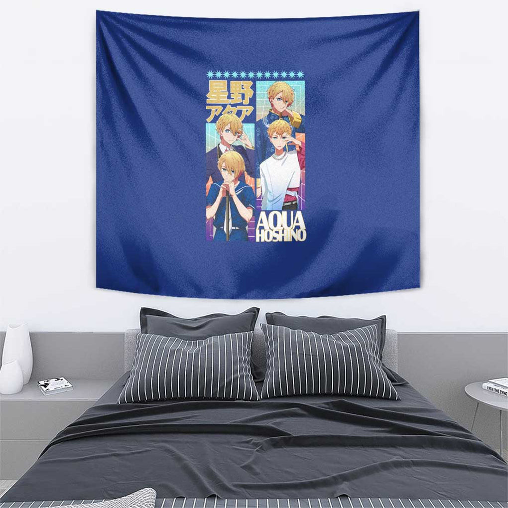Aqua Hoshino Oshi No Ko Tapestry Japan Anime Style