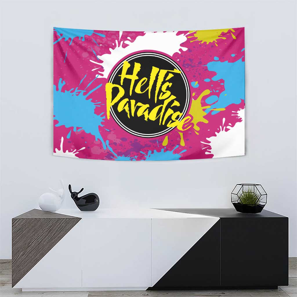 Art Fantasma Hells Paradise Tapestry Anime Uniform Mix Color Painting Splash