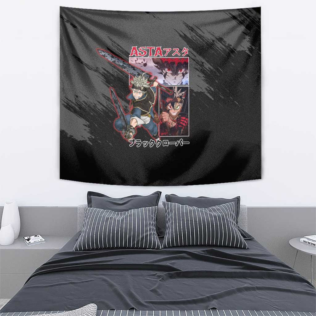 Asta Black Clover Tapestry Anime Style