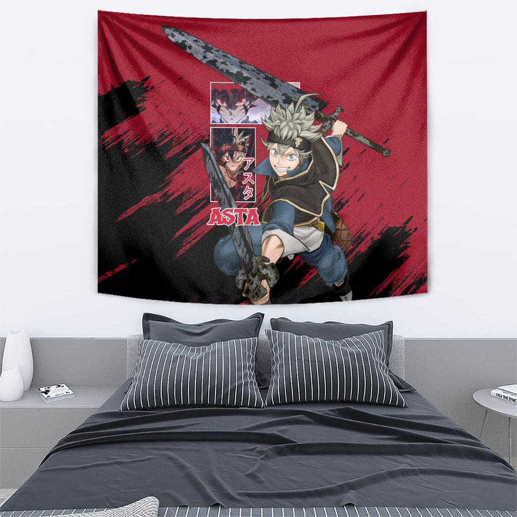 Asta Black Clover Tapestry Japan Anime Style