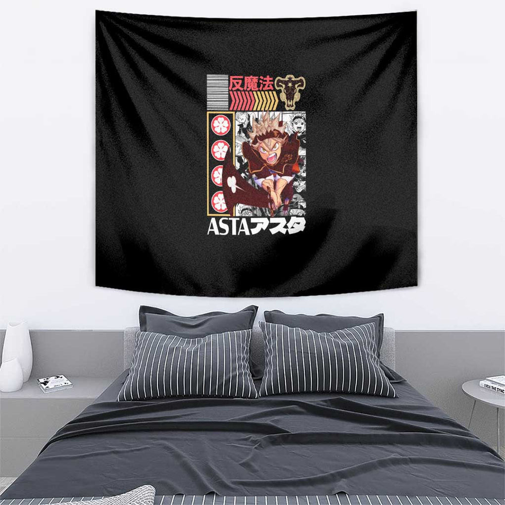 Asta V2 Black Clover Tapestry Anime Style