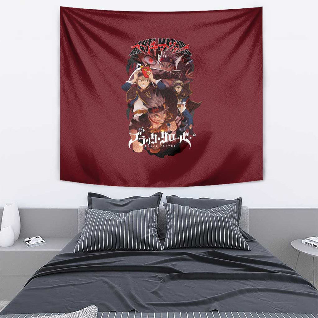 Asta V4 Black Clover Tapestry Japan Anime Style