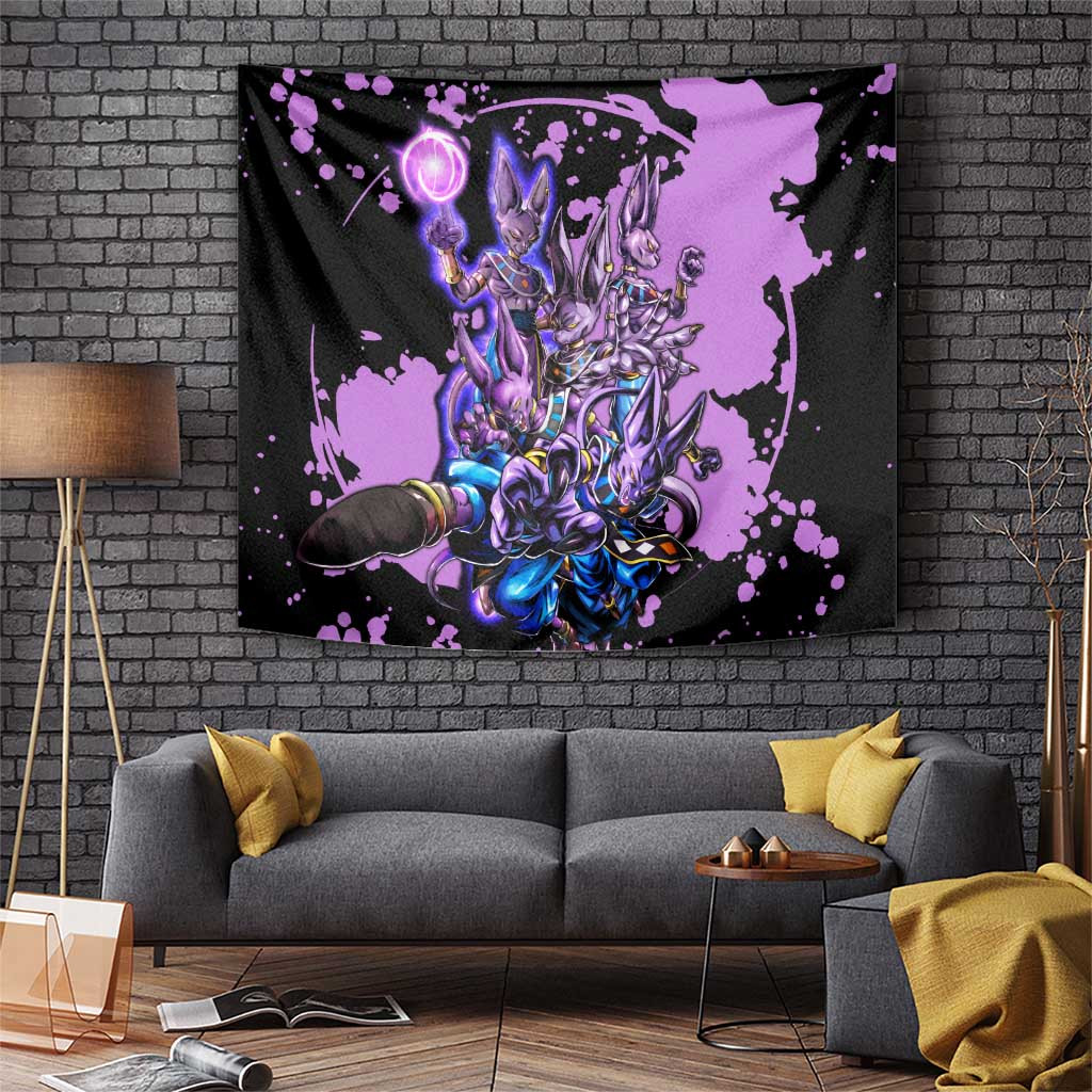 Beerus Dragon Ball Tapestry