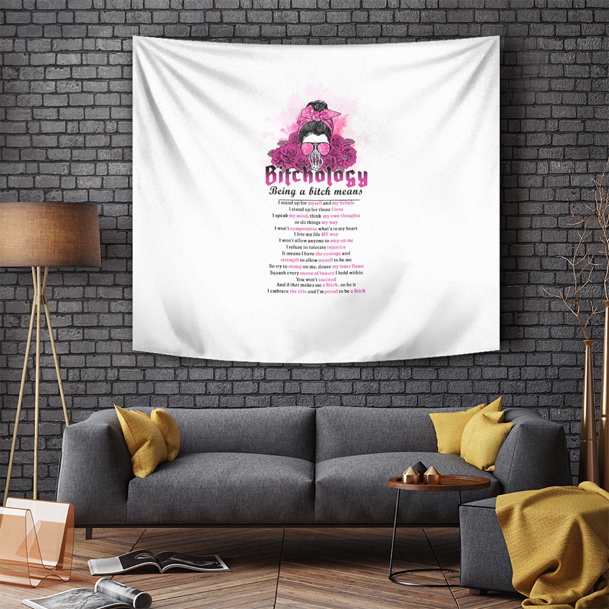 Bitchology Being A Bitch Means Tapestry