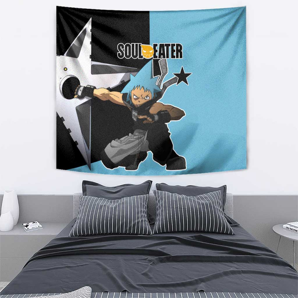 Black Star - Soul Eater Tapestry Anime Style