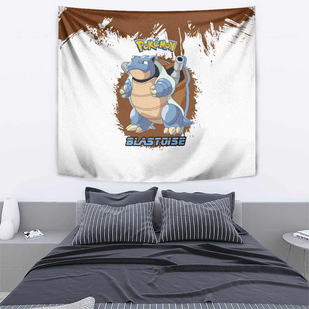 Blastoise - Pokemon Tapestry Anime Style