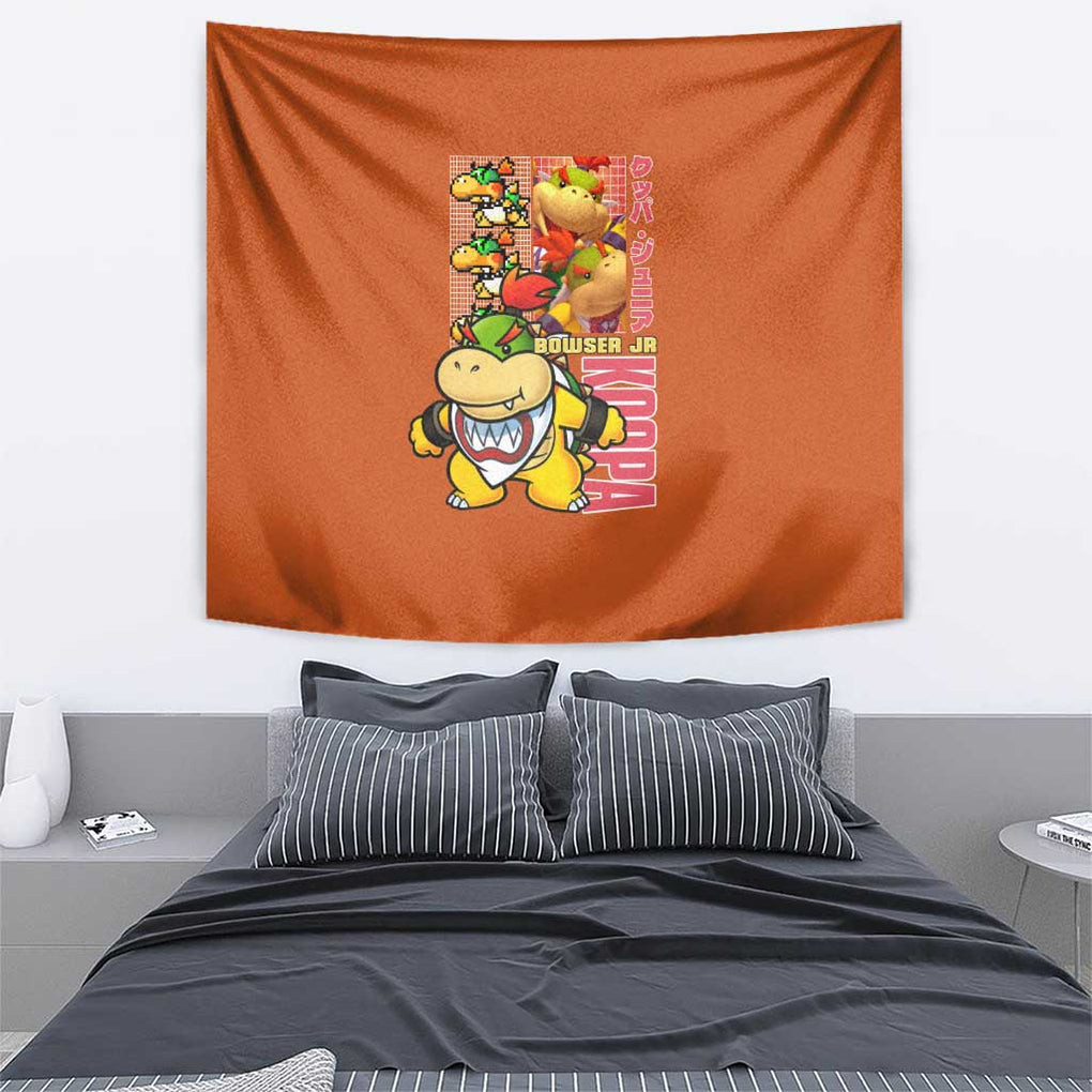 Bowser Jr Mario Bros Tapestry Japan Anime Style