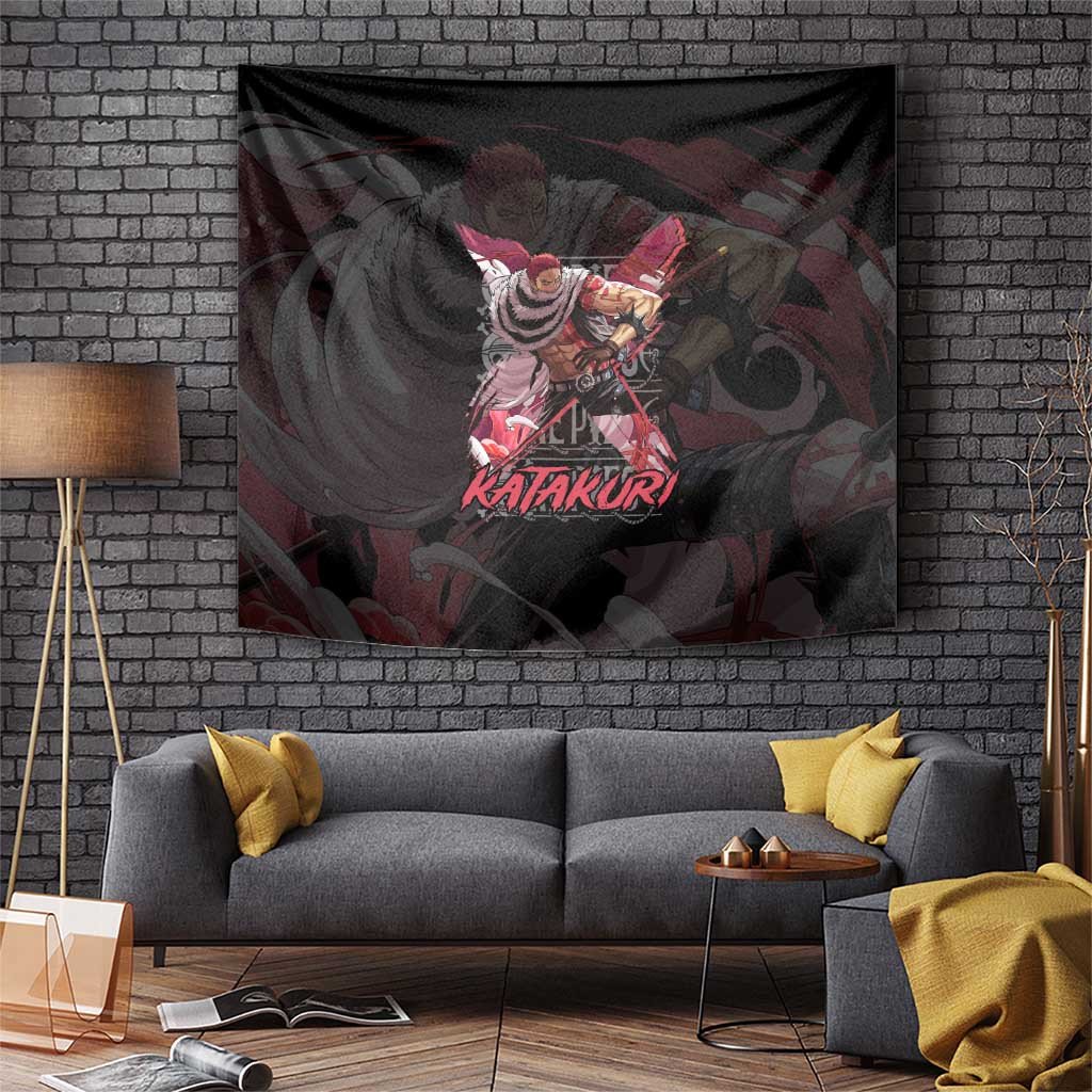 Charlotte Katakuri One Piece Mochi Commander Tapestry With Future Sight Anime Style