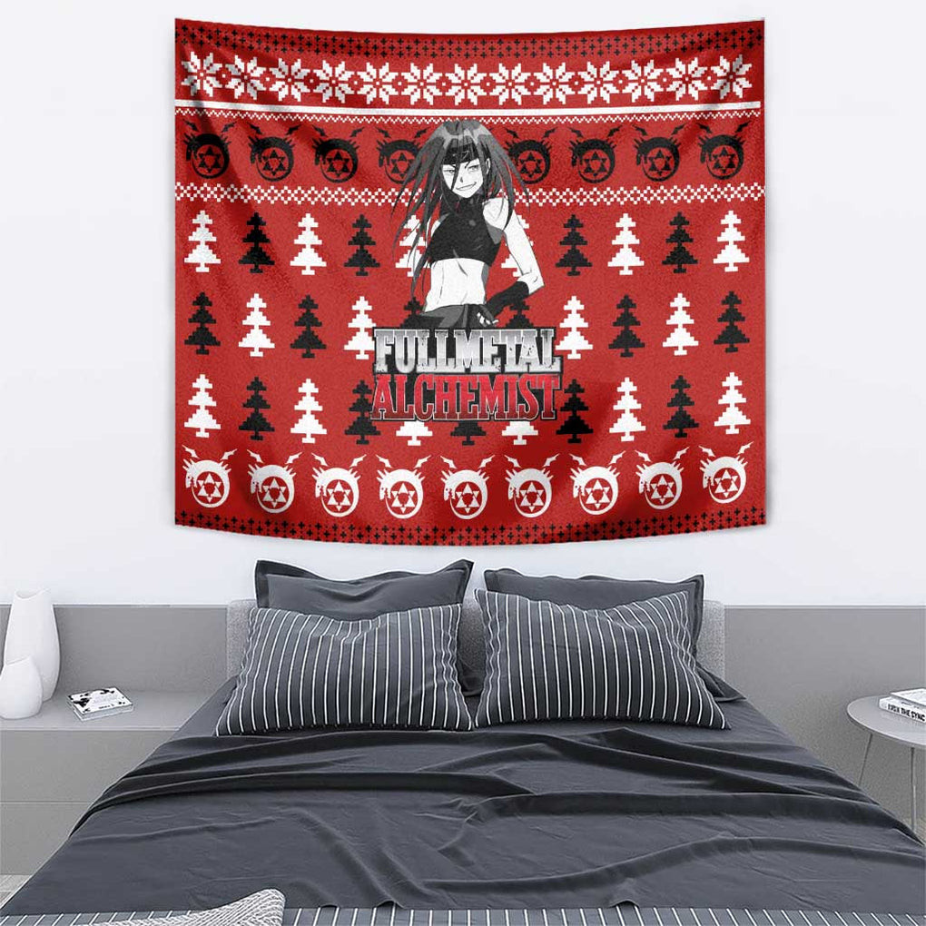 Envy Fullmetal Alchemist Tapestry Anime Mix Christmas Style