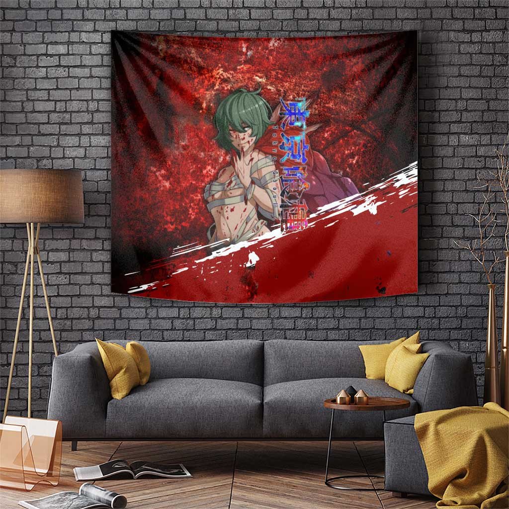 Eto Tokyo Ghoul Mysterious Ghoul Author Tapestry With Monstrous Power Anime Style