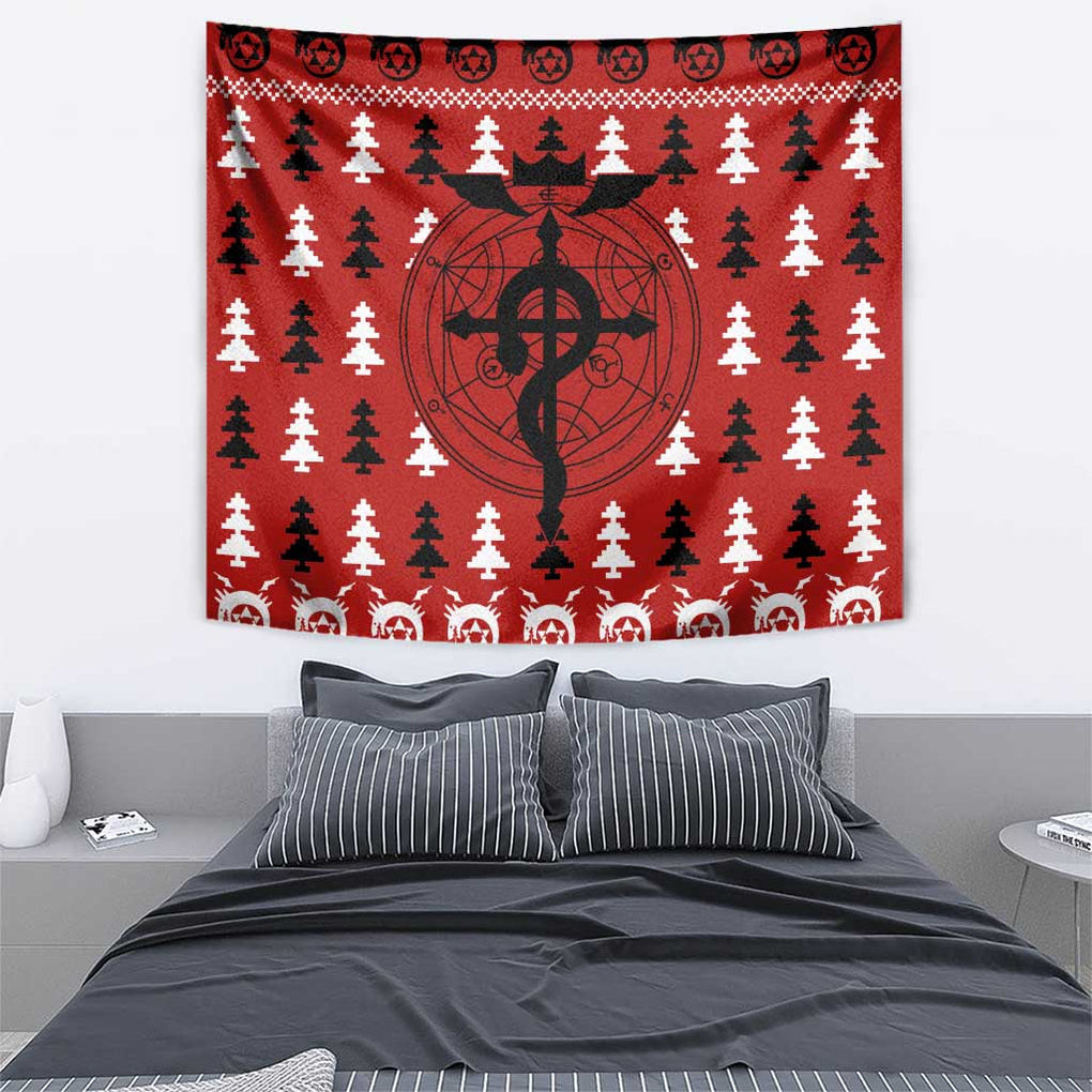Fullmetal Alchemist Fullmetal Alchemist Tapestry Anime Mix Christmas Style