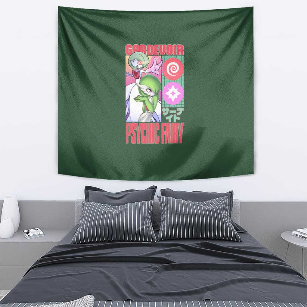 Gardevoir Pokemon Tapestry Anime Style