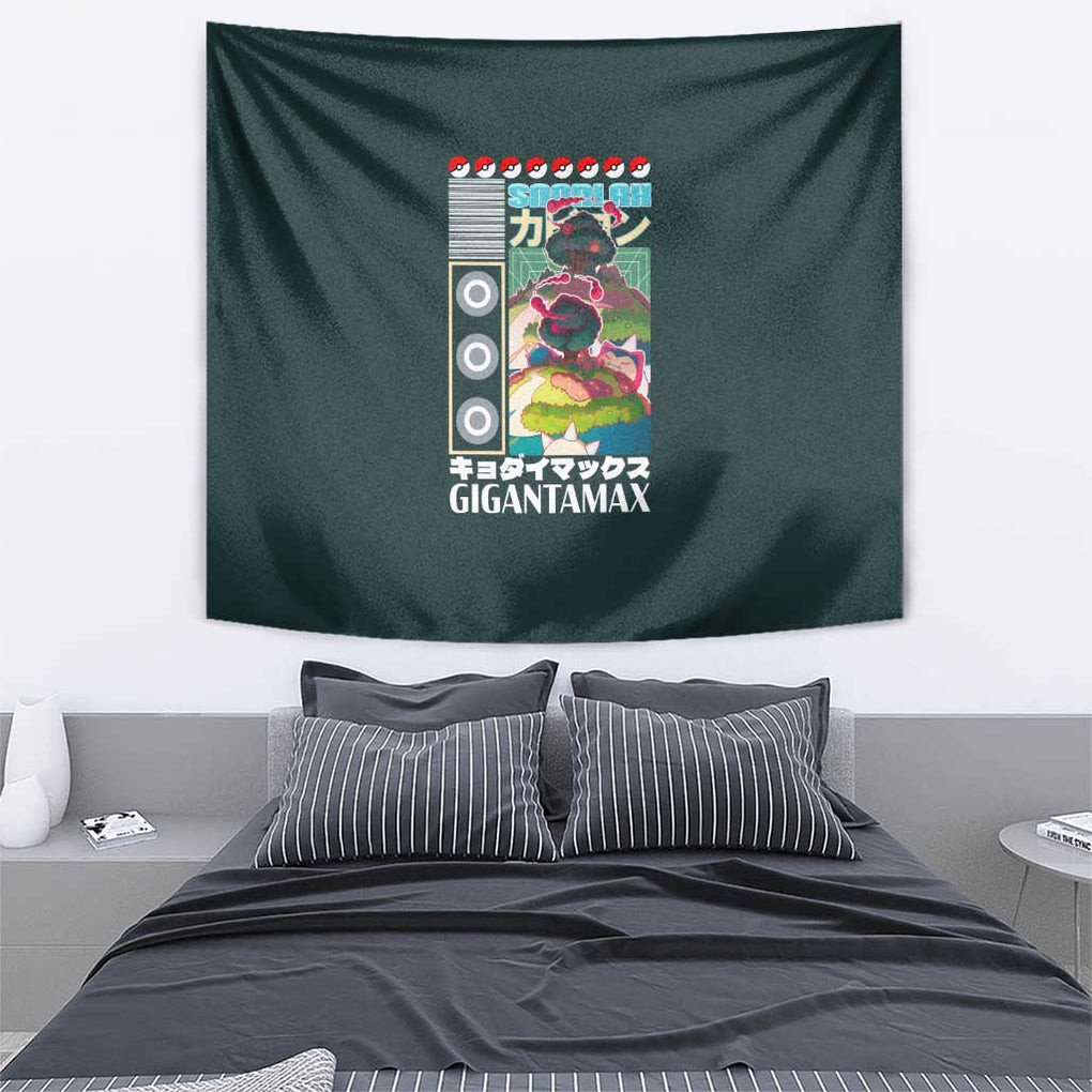 Gigantamax Snorlax Poke Tapestry Japan Anime Style