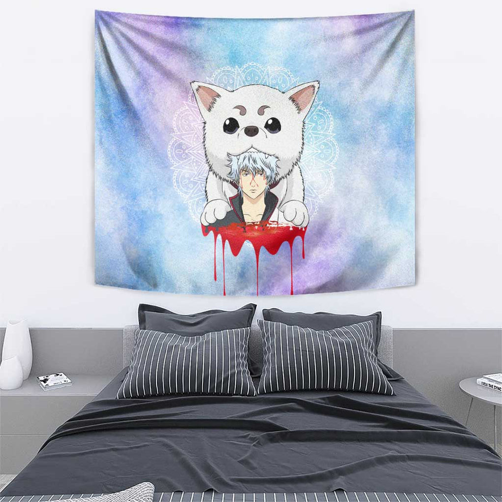 Gintoki And Sadaharu Gintama Tapestry Mable Style