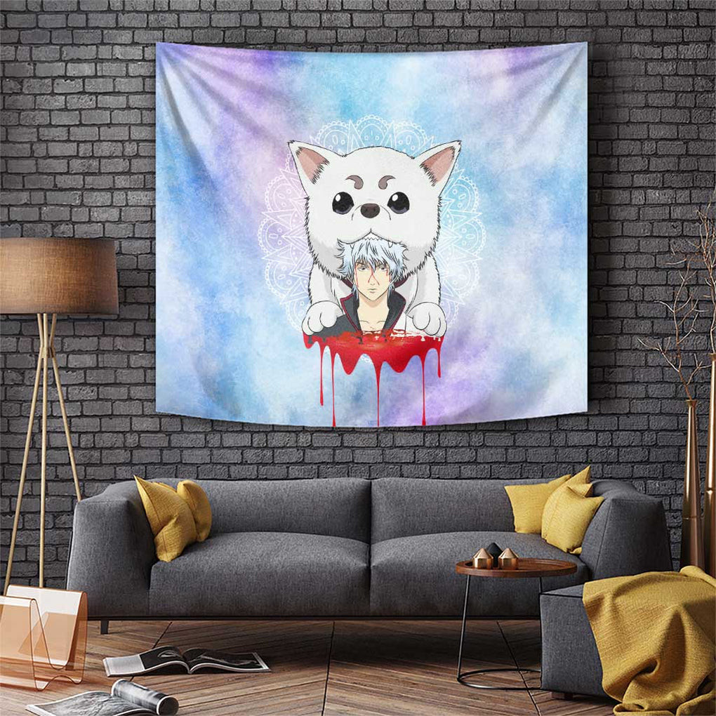 Gintoki And Sadaharu Gintama Tapestry Mable Style
