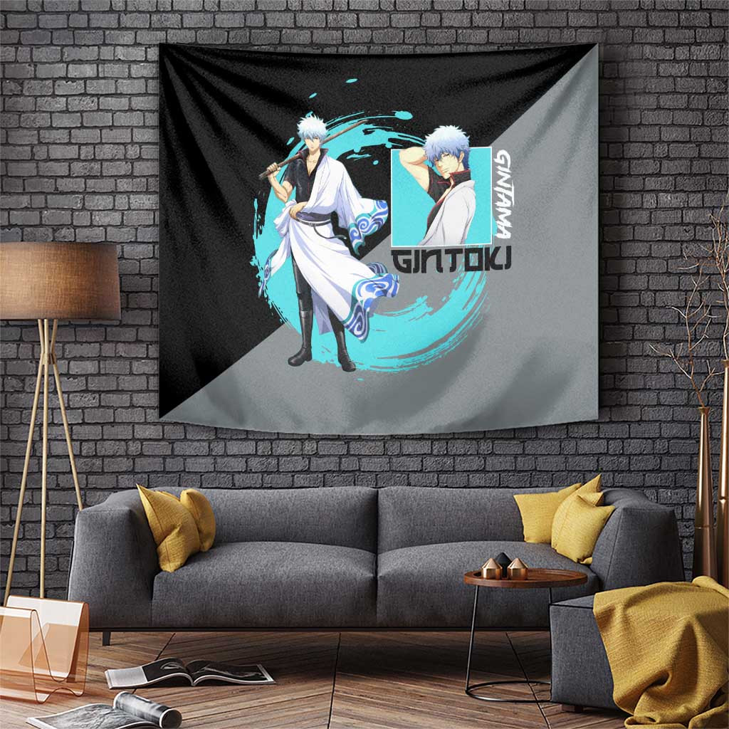Gintoki Sakata Gintama Tapestry Lazy Hero