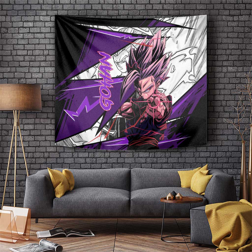 Gohan Ssj2 Dragon Ball Tapestry Anime Mix Manga Style