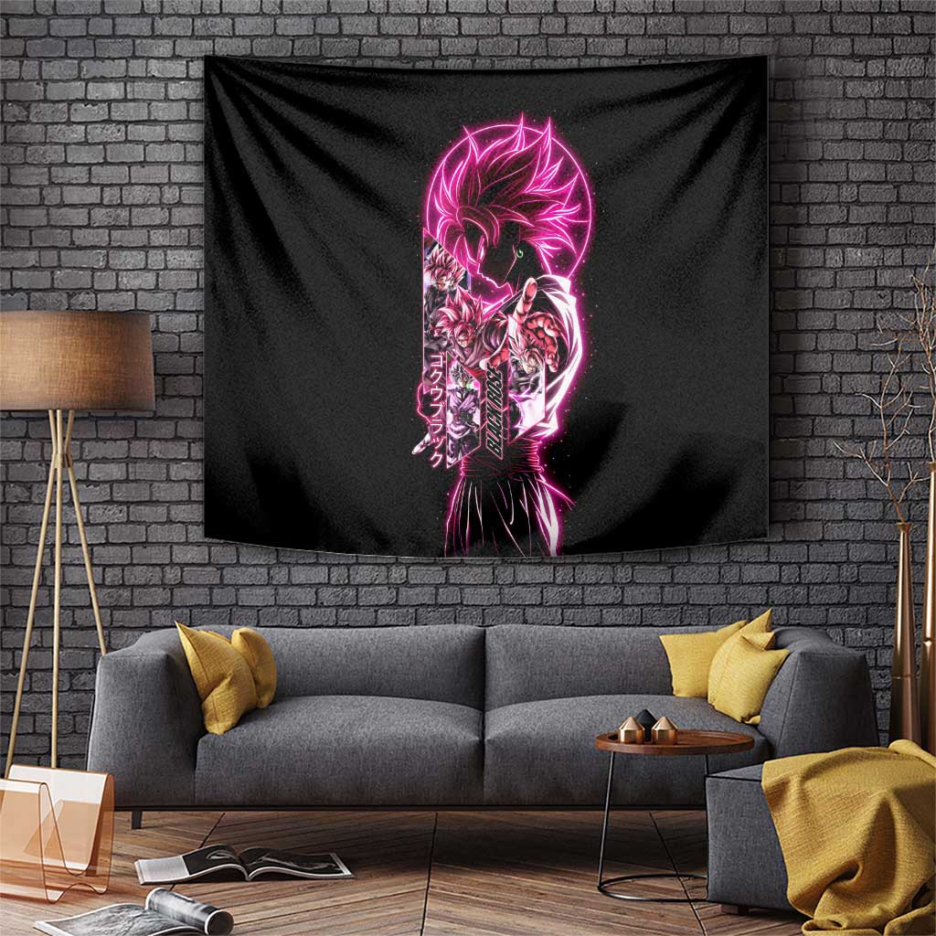 Goku Black Rose Dragon Ball Super Tapestry