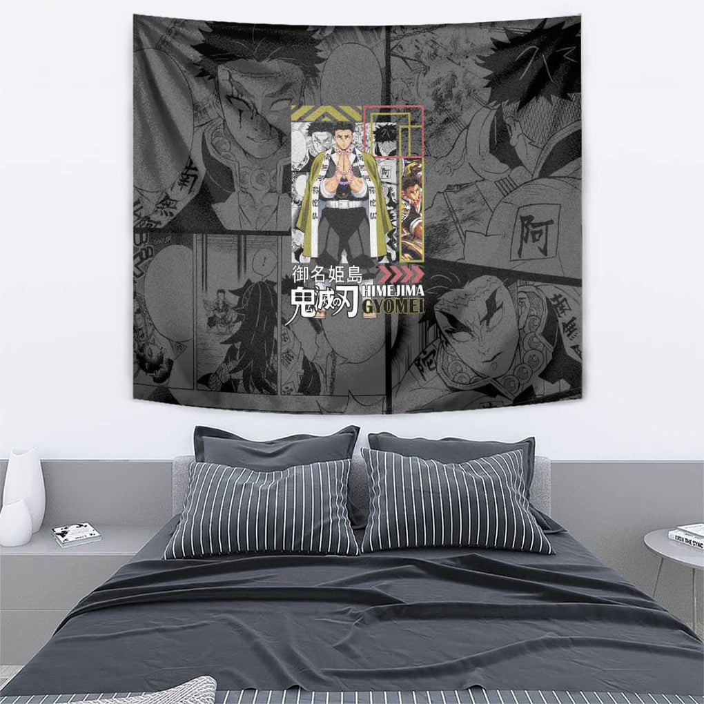 Gyomei Himejima Kimesu No Yaiba Tapestry Japan Anime Style