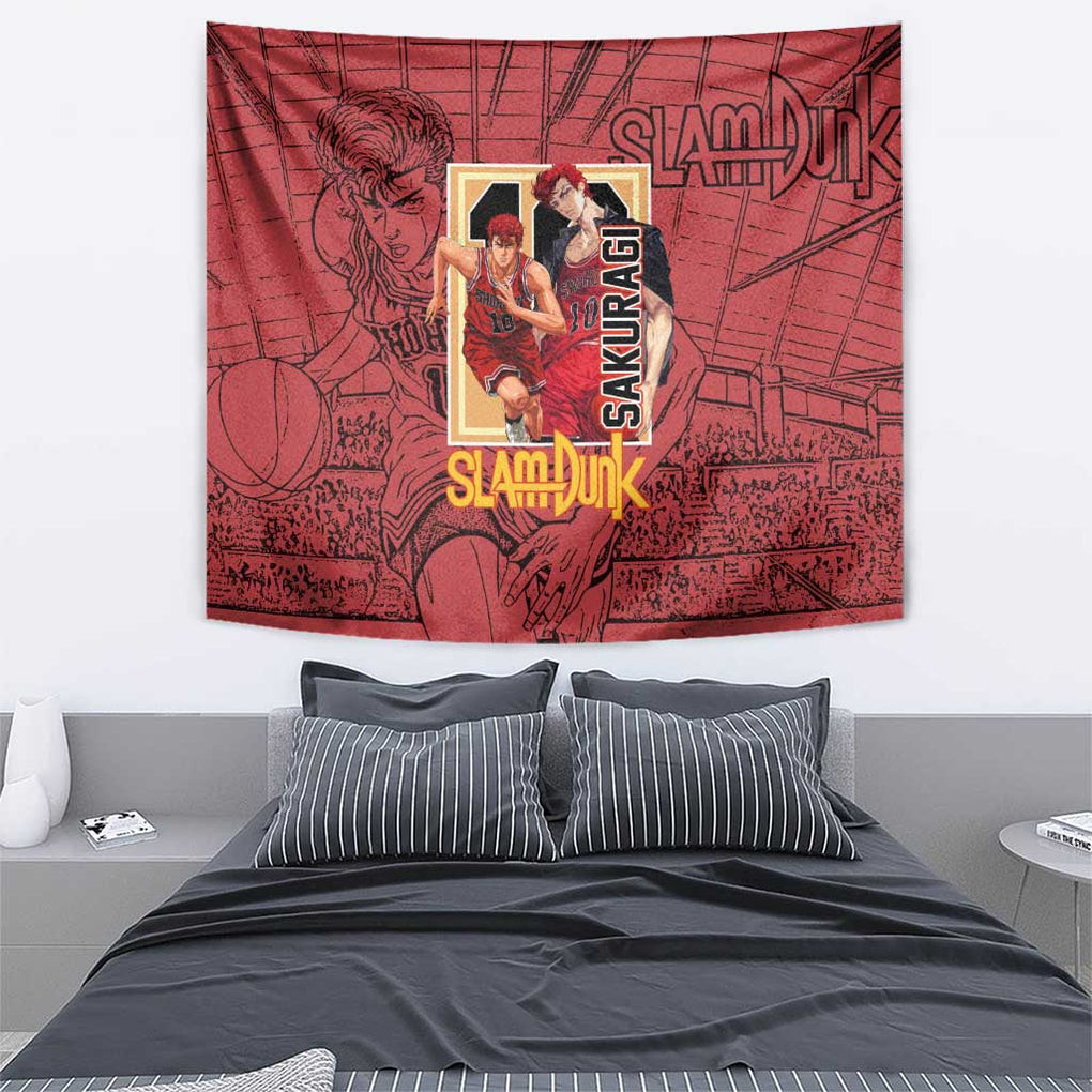 Hanamichi Sakuragi Slam Dunk Tapestry Japan Anime Style