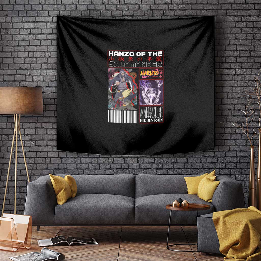 Hanzo Of The Salamander Naruto Tapestry Hidden Rain Village Ninja