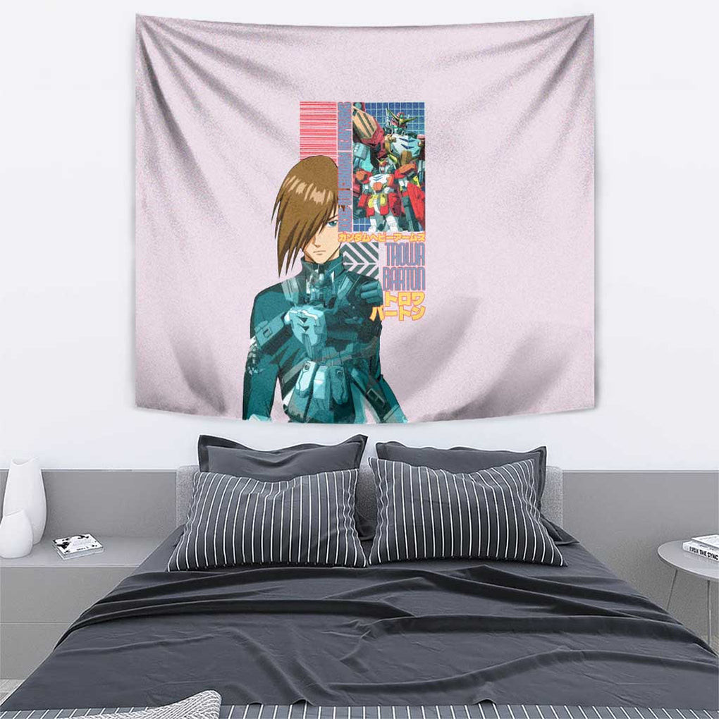 Heavyarms X Trowa Barton Gundam Wing Endless Waltz Tapestry Anime Style